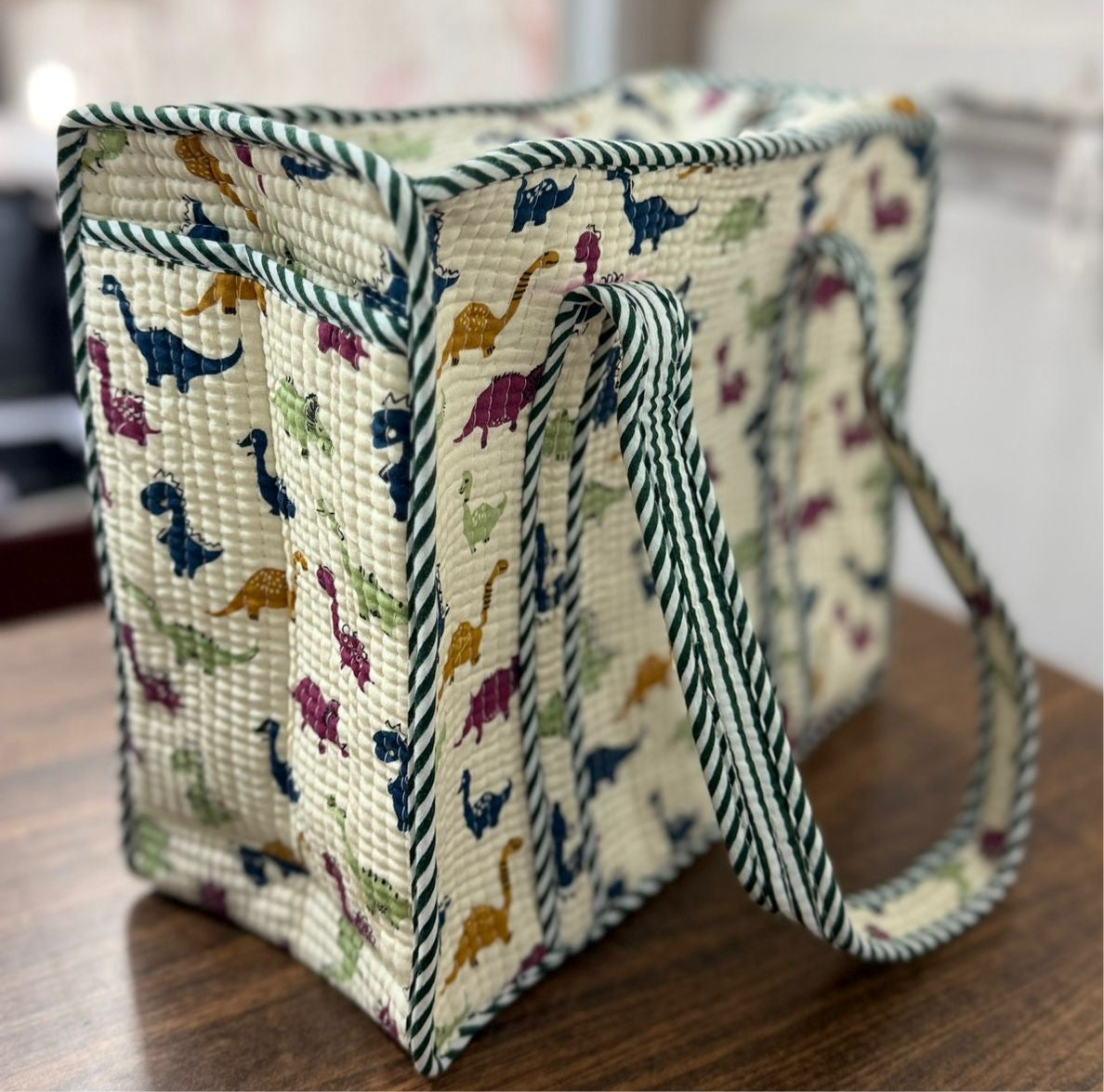 Kids Dino Mini Tote Bag