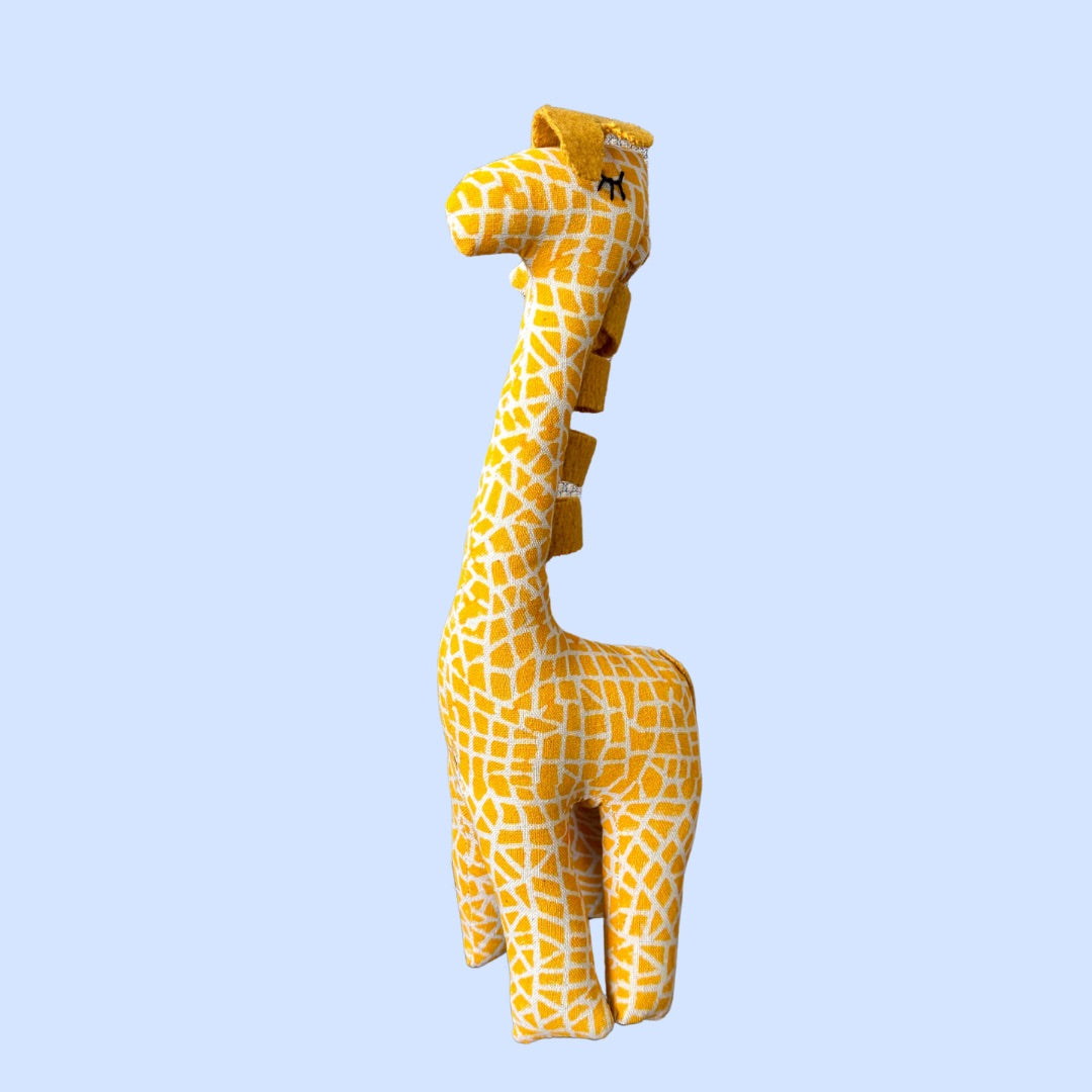 Yellow Giraffe Fabric Toy
