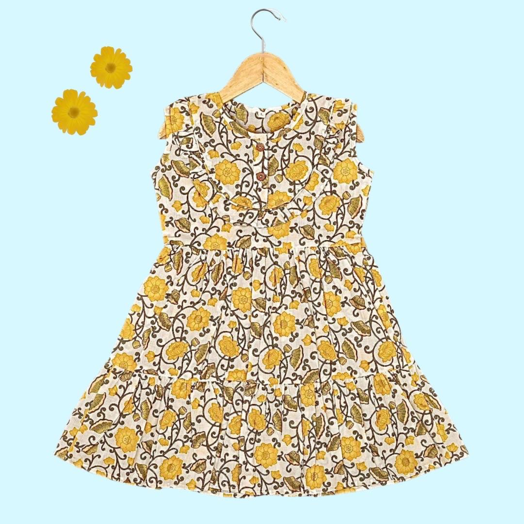Girls Yellow Dress