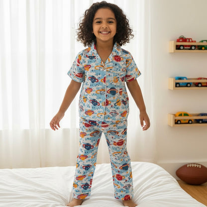 Kids Space Half Sleeve Pyjama Set