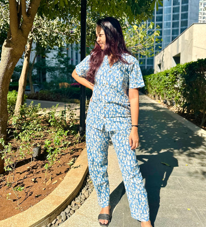 Women's Penguin Half Sleeve Pyjama Set