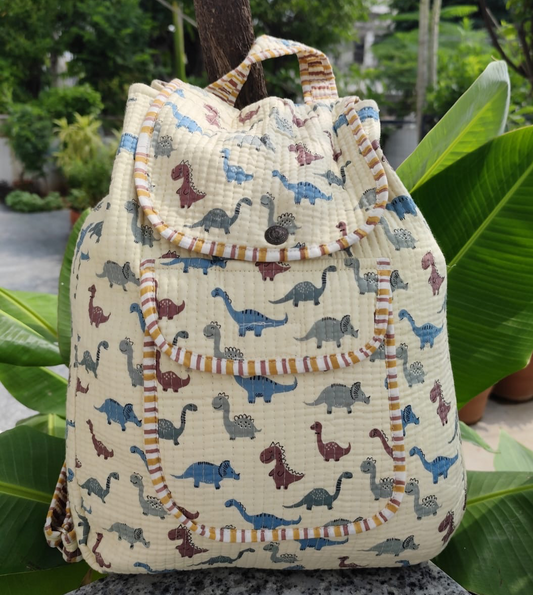 Dino Backpack String tie