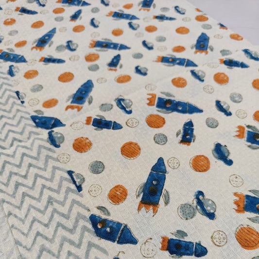 Kids Rockets in Space Towel