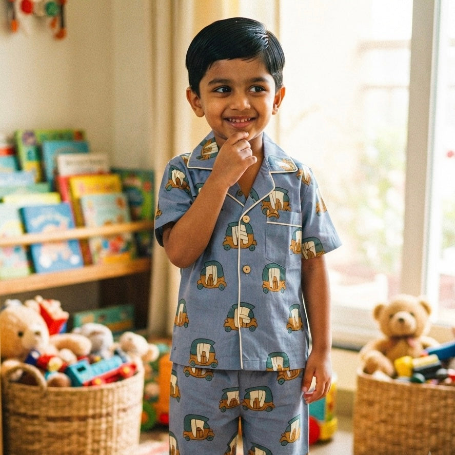 Kids Rikshaw Half Sleeve Pyjama Set