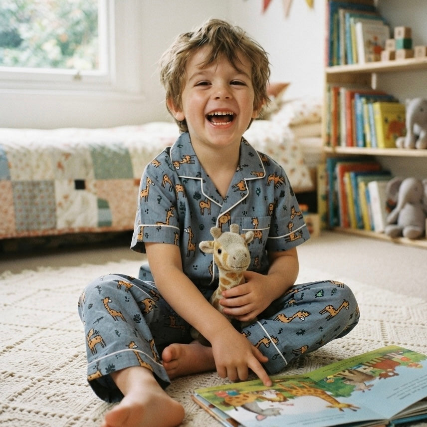 Kids Mini Giraffe Pyjama Set
