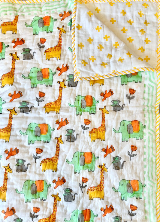 Kids Jungle Quilt
