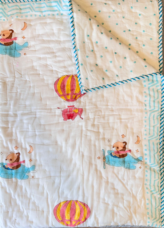 Kids Teddy & Elly Quilt