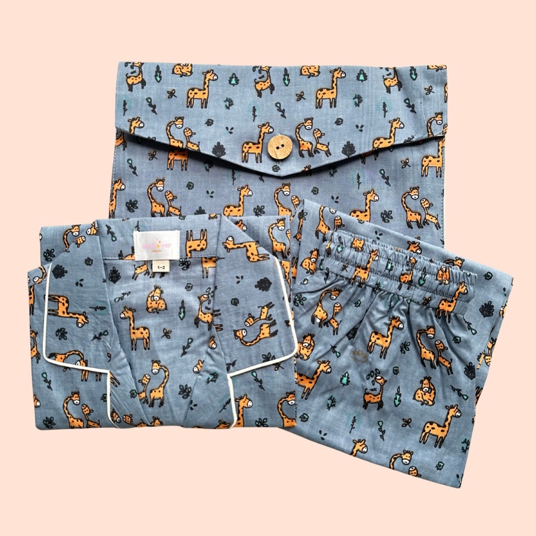 Kids Mini Giraffe Pyjama Set