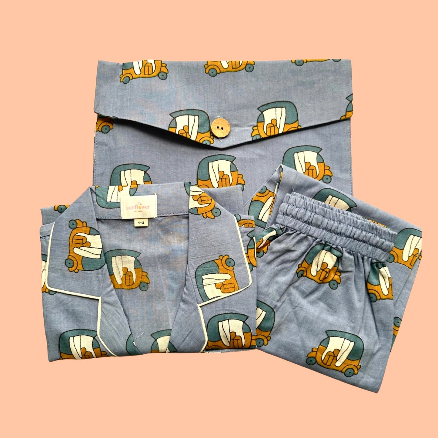 Kids Rikshaw Half Sleeve Pyjama Set