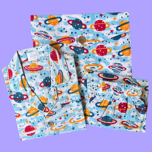Kids Space Half Sleeve Pyjama Set