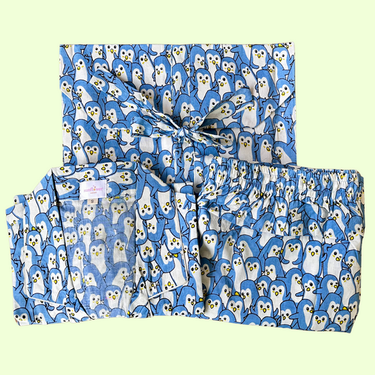 Women's Penguin Half Sleeve Pyjama Set